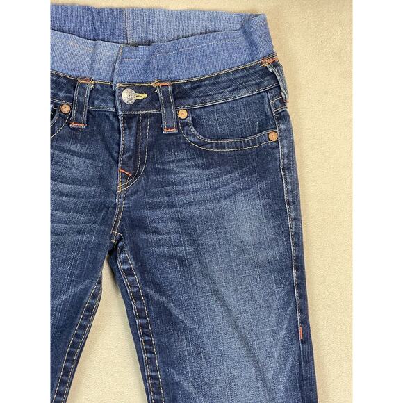 True Religion Jeans Womens 30‎ Blue Joey Boot Cut Maternity Regular Fit Stretch - Picture 3 of 15